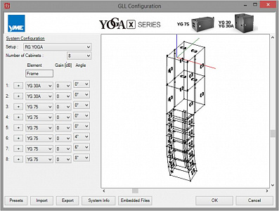 YOGA X Passive 2+1 System. Пассивный комплект линейного массива YME